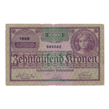 Banknote, Austria, 10,000 Kronen, 1924, 1924-01-02, KM:85, VF(20-25)