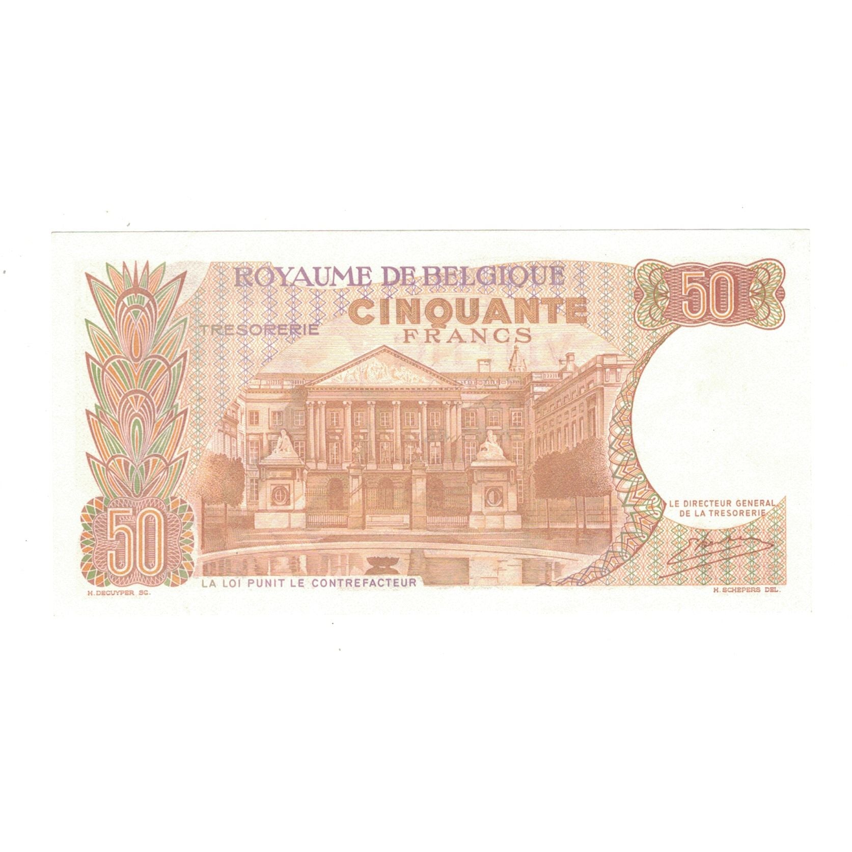 Banknote, Belgium, 50 Francs, 1966, 1966-05-16, KM:139, UNC(63)