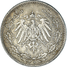 Moneda, ALEMANIA - IMPERIO, 1/2 Mark, 1918