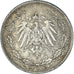 Moneda, ALEMANIA - IMPERIO, 1/2 Mark, 1918