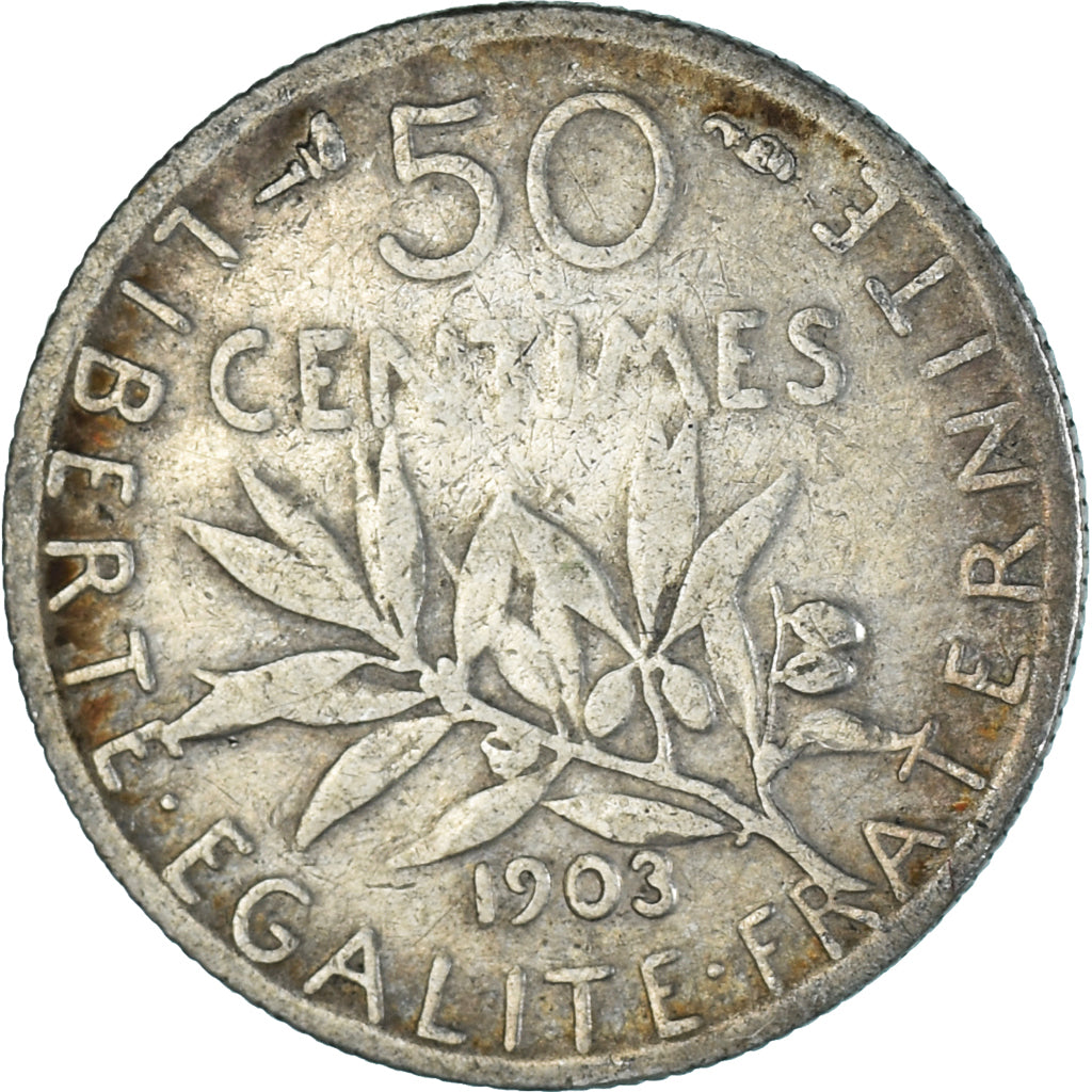 Monnaie, France, 50 Centimes, 1903