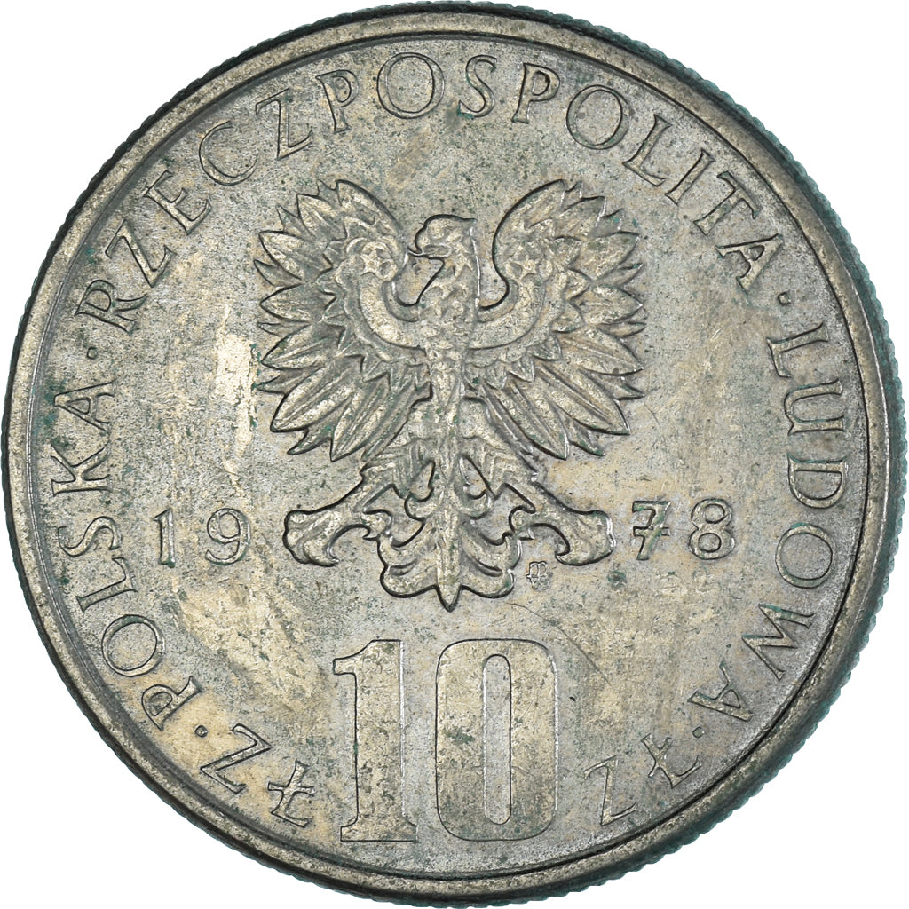 Munten, Polen, 10 Zlotych, 1978