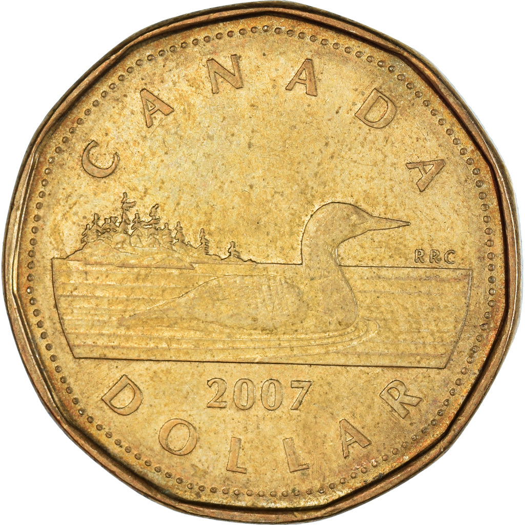 Coin, Canada, Dollar, 2007