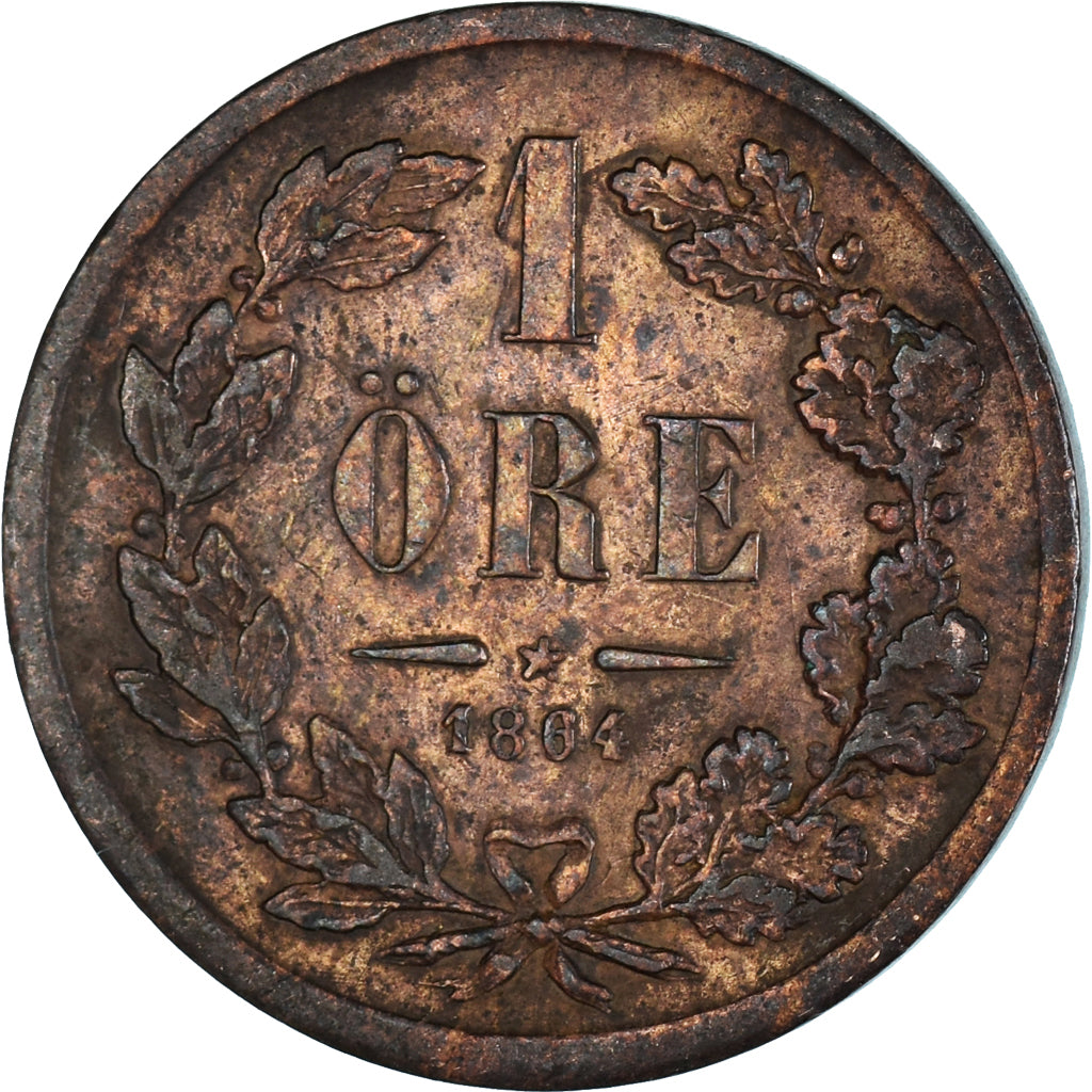 Moneta, Svezia, Ore, 1864