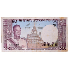 Banknote, Lao, 50 Kip, Undated (1963), KM:12a, VF(30-35)
