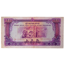 Billete, 50 Kip, Lao, KM:22b, BC