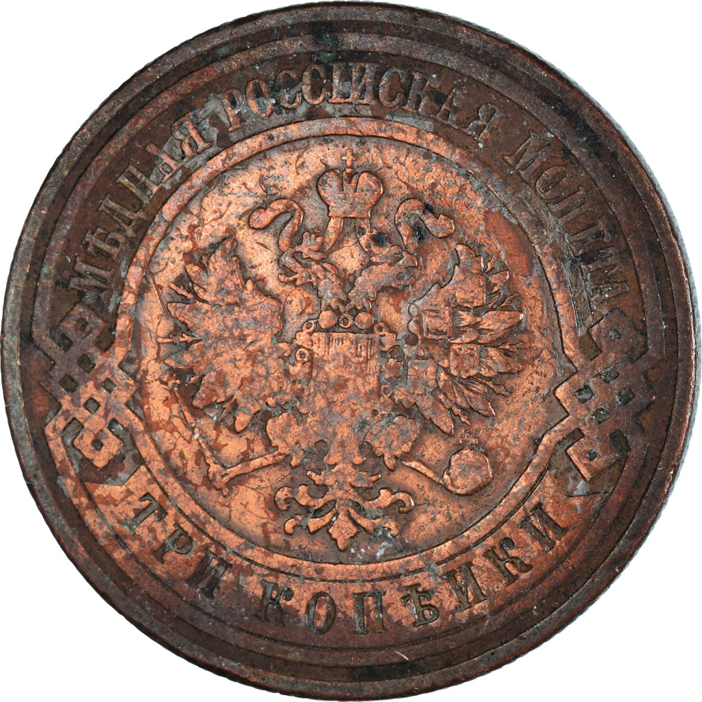 Münze, Russland, 3 Kopeks, 1908
