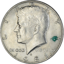 Coin, United States, Half Dollar, 1981