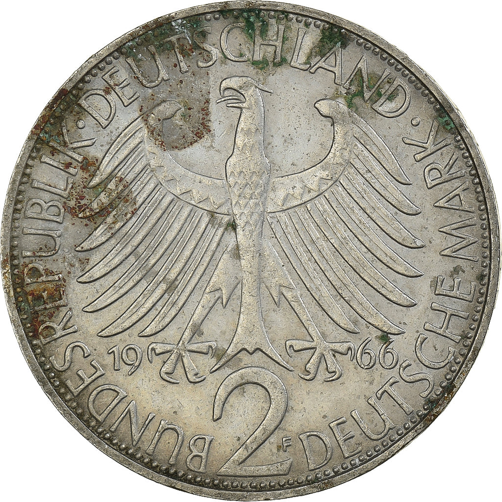 Coin, Germany, 2 Mark, 1966