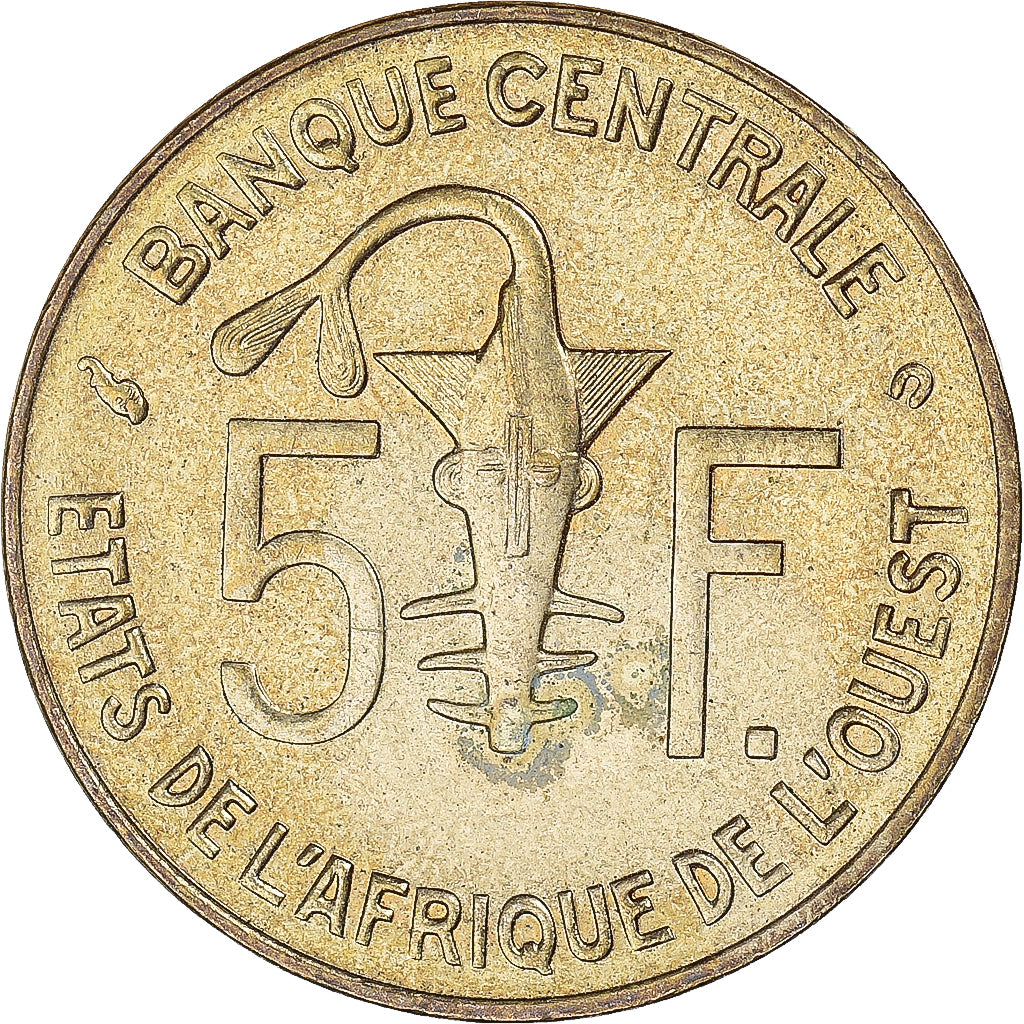Monnaie, Communauté économique des États de l'Afrique de l'Ouest, 5 Francs