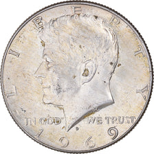 Monnaie, États-Unis, Half Dollar, 1969