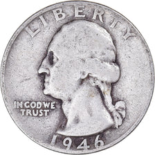 Coin, United States, Quarter, 1946