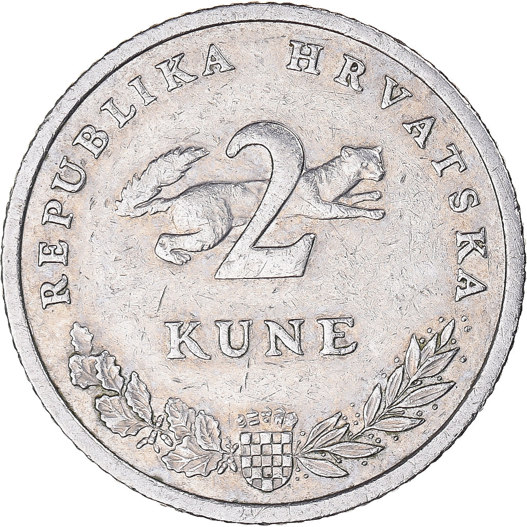 Monnaie, Croatie, 2 Kune, 1999