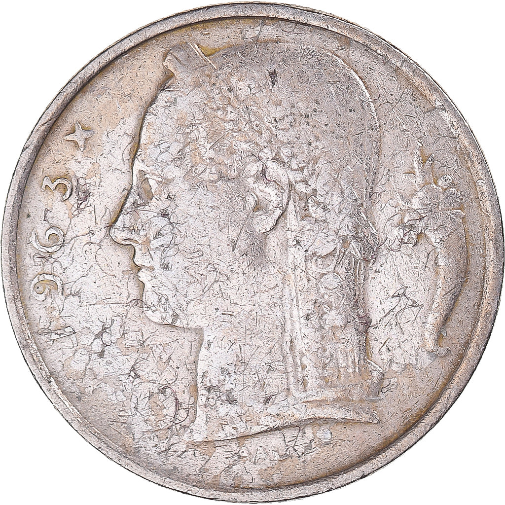 Coin, Belgium, 5 Francs, 1963