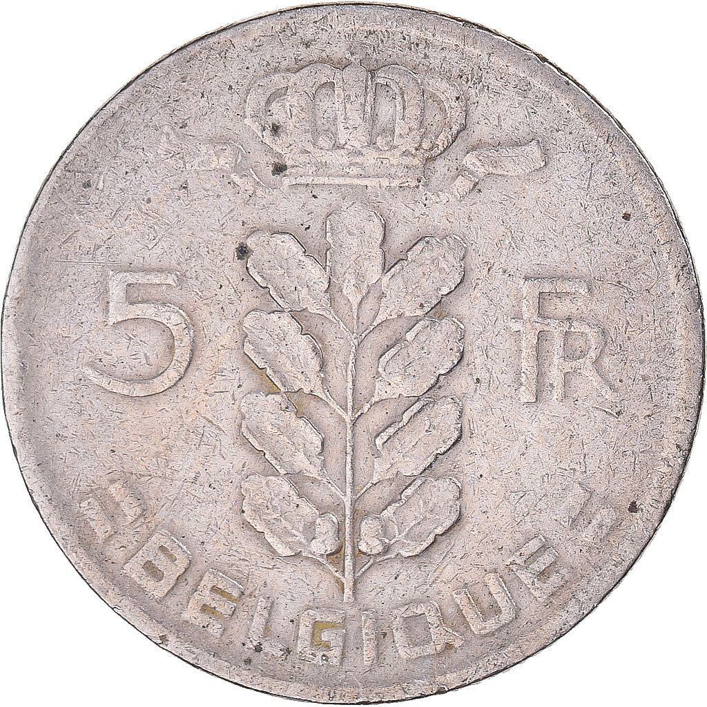 Coin, Belgium, 5 Francs, 1963