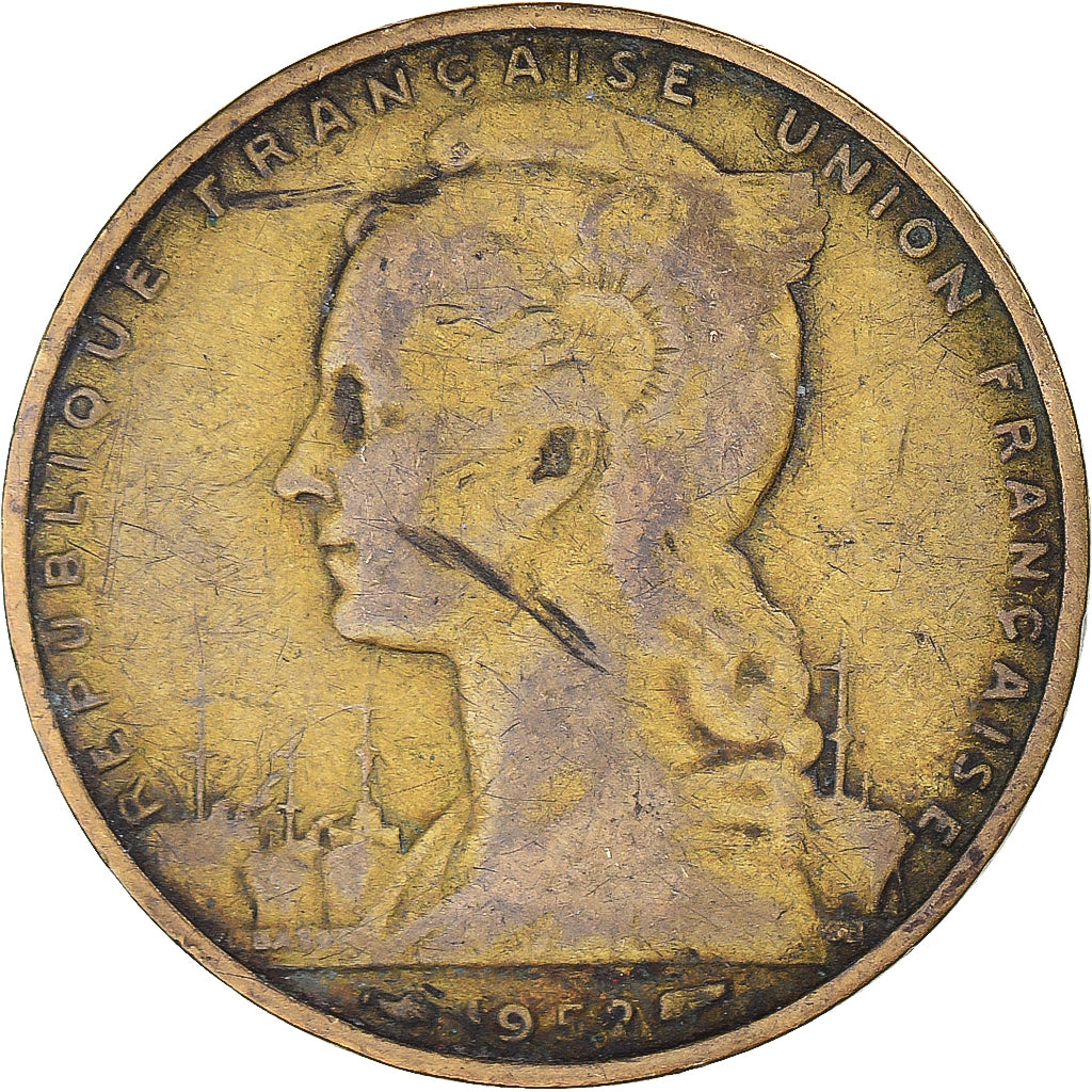 Monnaie, Somalie, 20 Francs, 1952