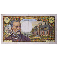 France, 5 Francs, Pasteur, 1970, P.120, VF(30-35), KM:146b