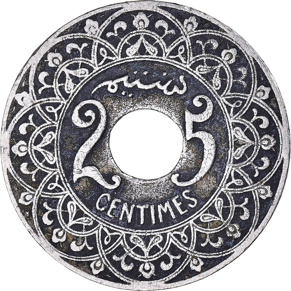 Moeda, Argélia, 25 Centimes, 1921