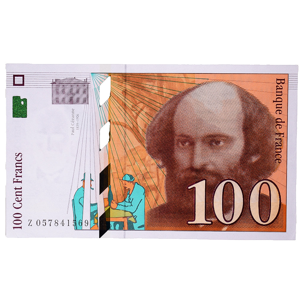 France, 100 Francs, Cézanne, 1998, Z057841569, TTB+, Fayette:74.2, KM:158a