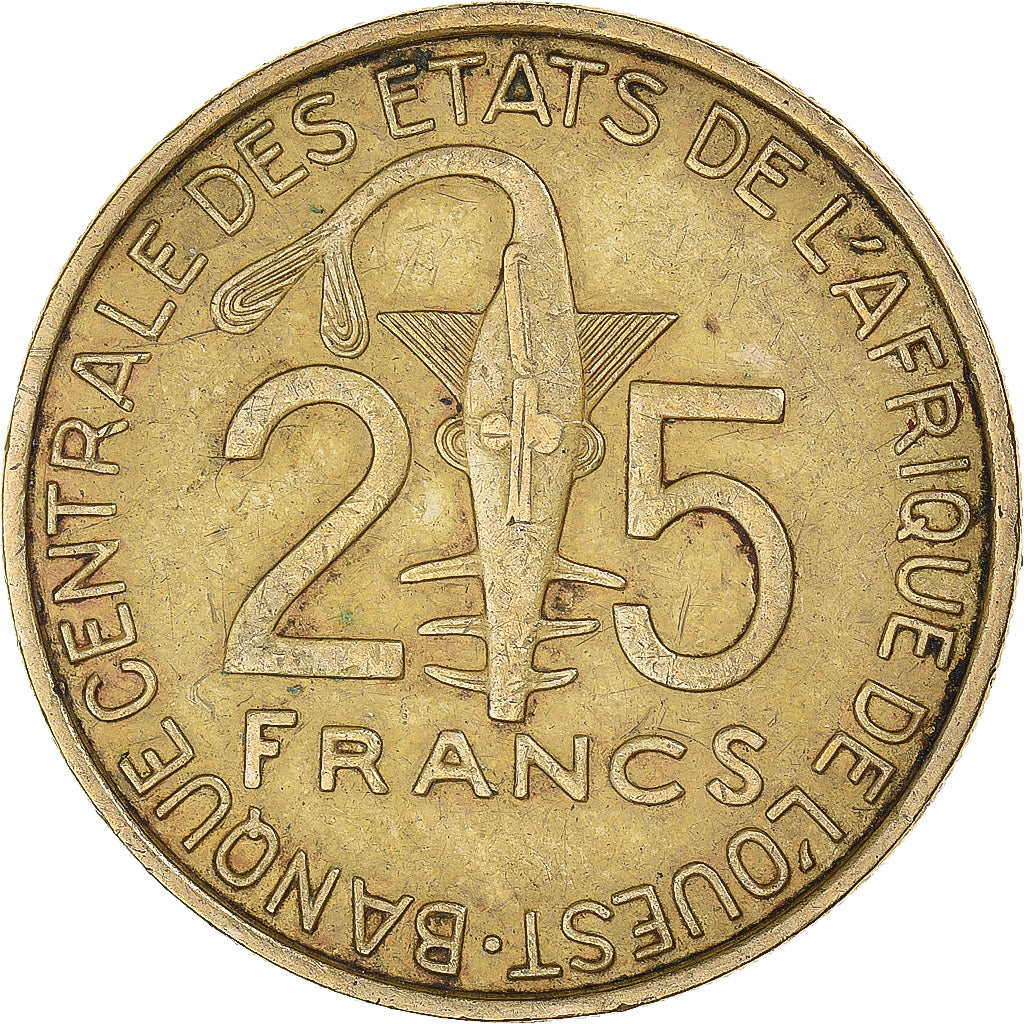Monnaie, Communauté économique des États de l'Afrique de l'Ouest, 25 Francs