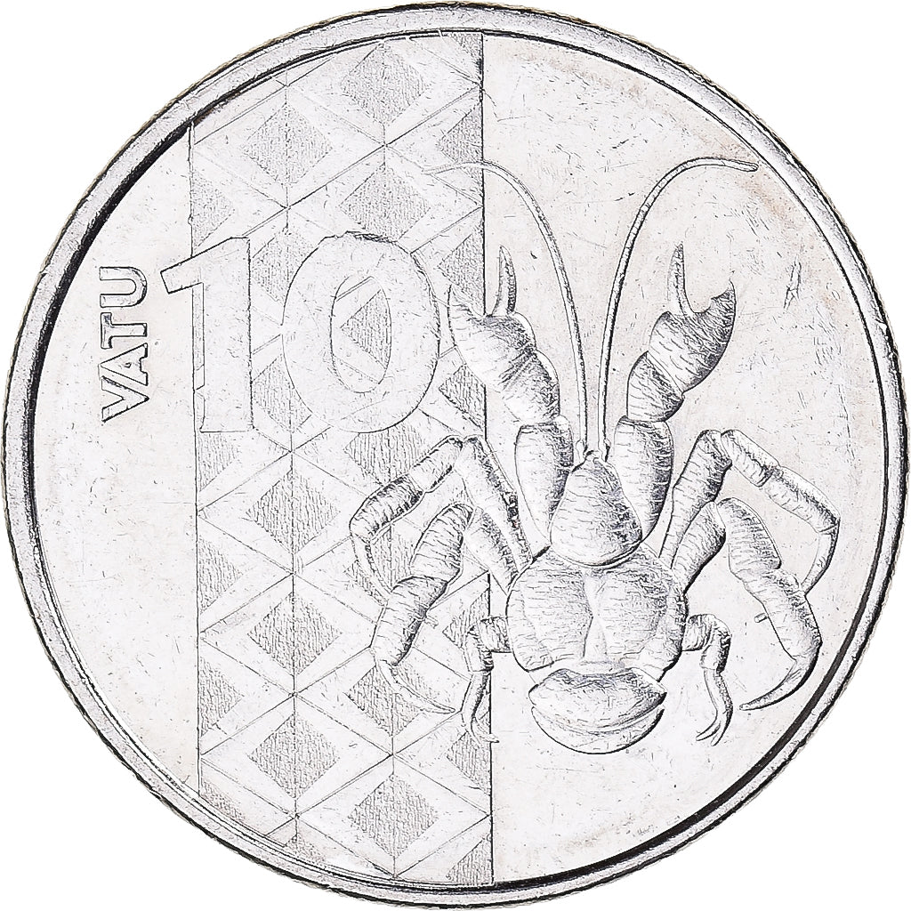 Coin, Vanuatu, 10 Vatu, 2015