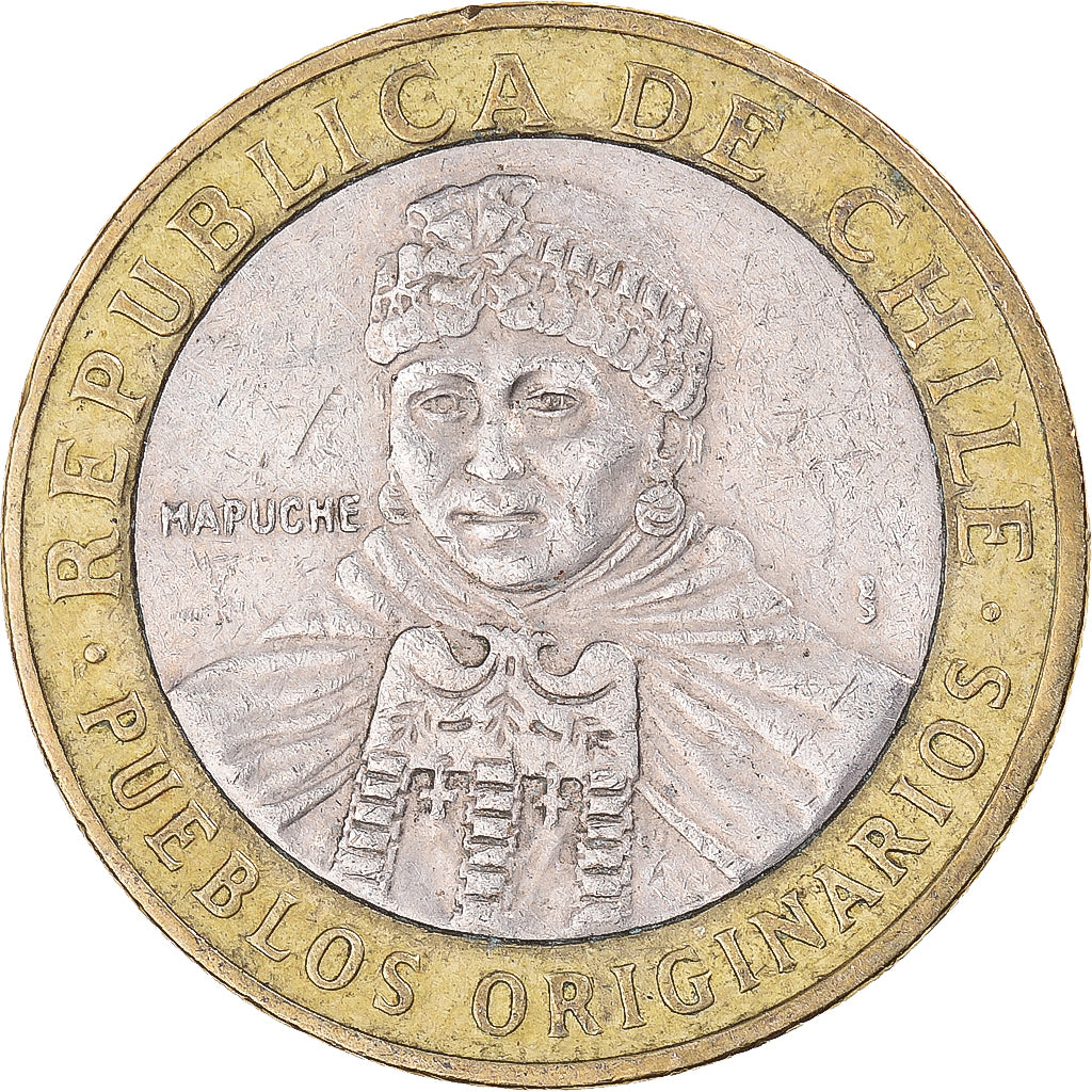 Moneta, Chile, 100 Pesos, 2009