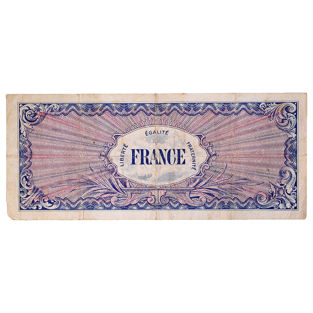 France, 50Francs, Flag/France, 1945, 33171485, VF(20-25), Fayette:24.2