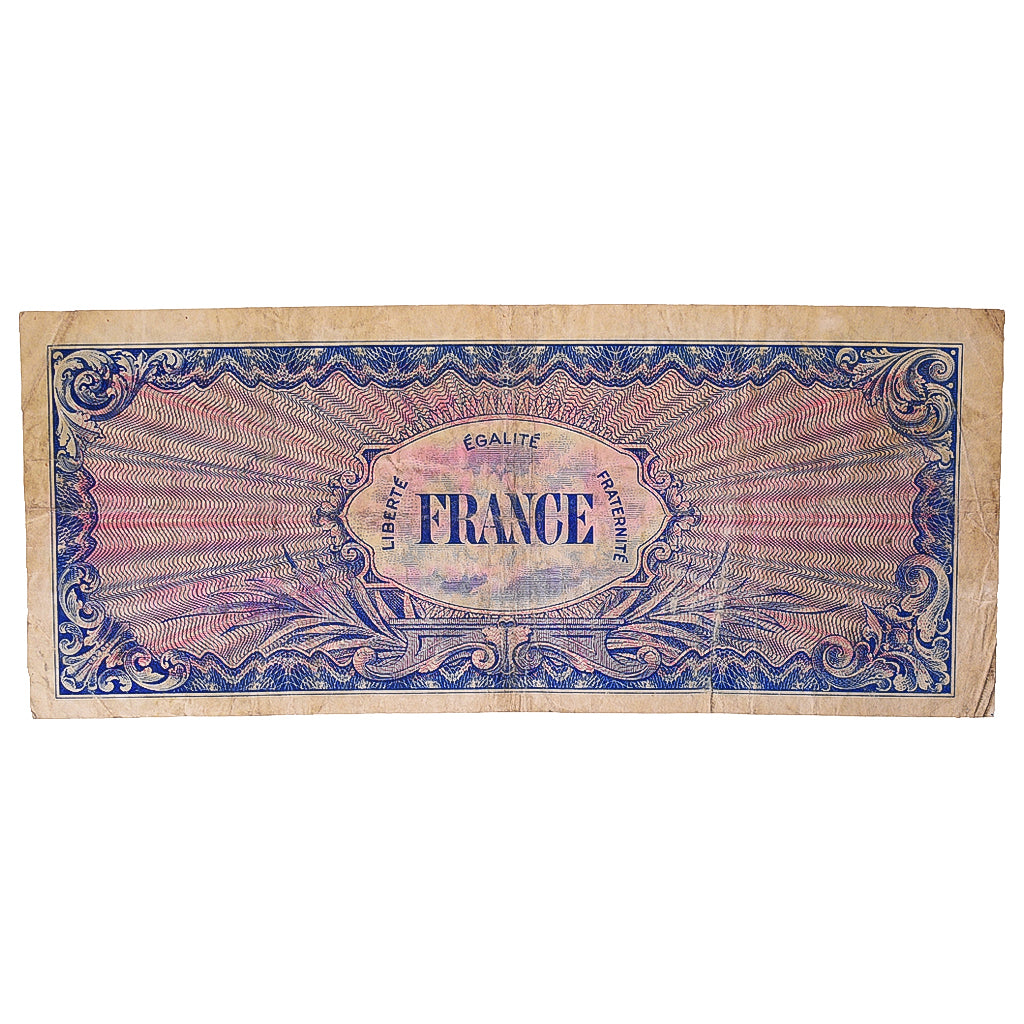 France, 50Francs, Flag/France, 1945, 14427428, VF(20-25), Fayette:24.1