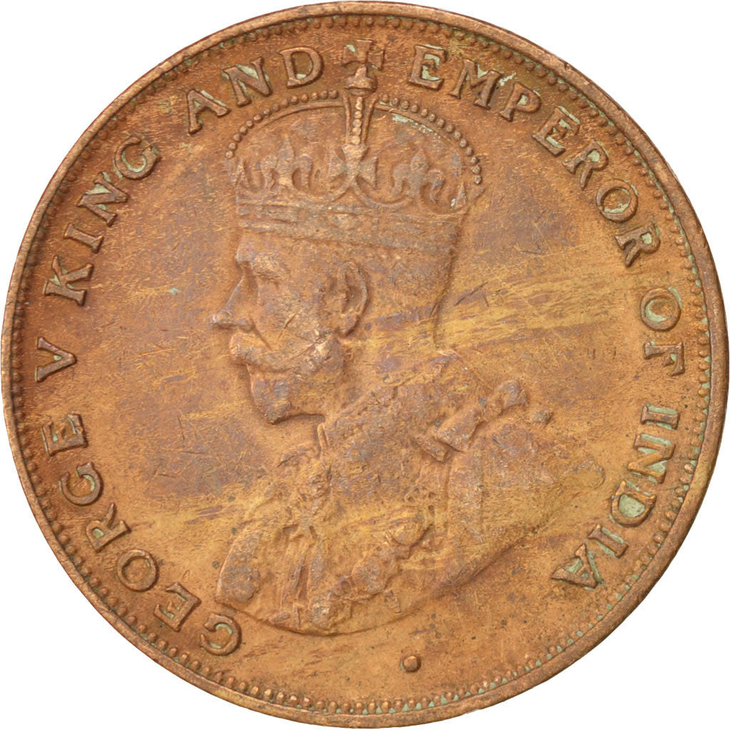 Hong Kong, George V, Cent, 1919, Heaton, EF(40-45), Bronze, KM:16