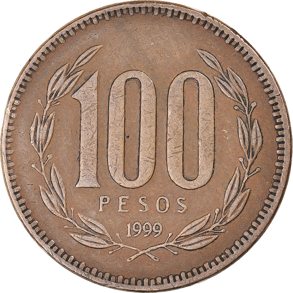 Moneta, Cile, 100 Pesos, 1999