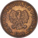 Moneta, Polonia, 5 Groszy, 1949
