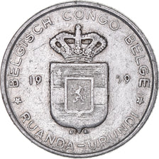 Moeda, Congo Belga, 5 Francs, 1959
