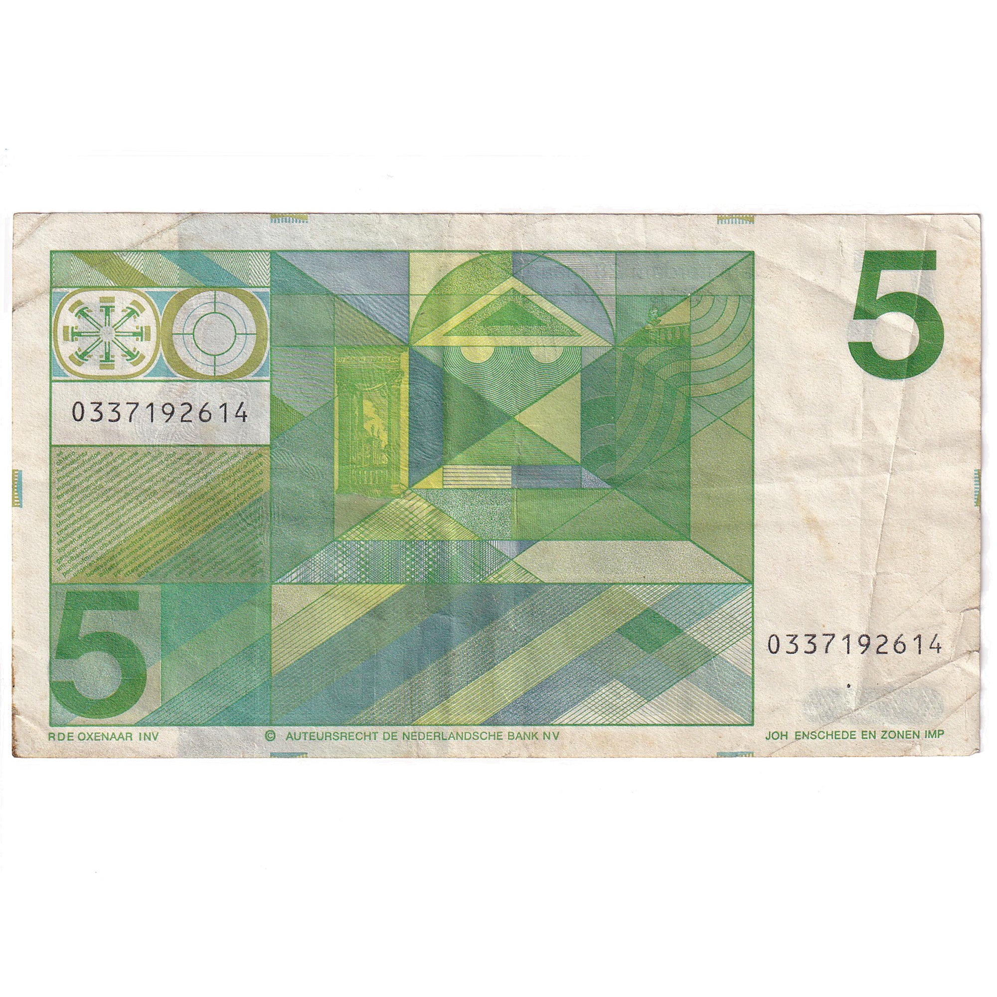 Banknote, Netherlands, 5 Gulden, 1973, 1973-03-28, KM:95a, VF(30-35)