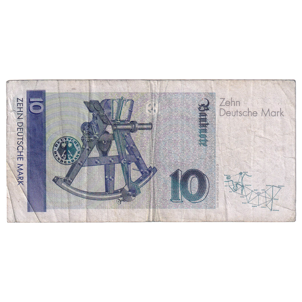 Banknote, GERMANY - FEDERAL REPUBLIC, 10 Deutsche Mark, 1993, 1993-10-01