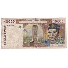 Banknote, West African States, 10,000 Francs, Undated (1998), KM:114Af