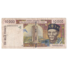 Banknote, West African States, 10,000 Francs, Undated (1995), KM:114Ac