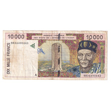 Banknote, West African States, 10,000 Francs, Undated (1998), KM:114Ag