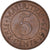 Monnaie, Maurice, 5 Cents, 1975