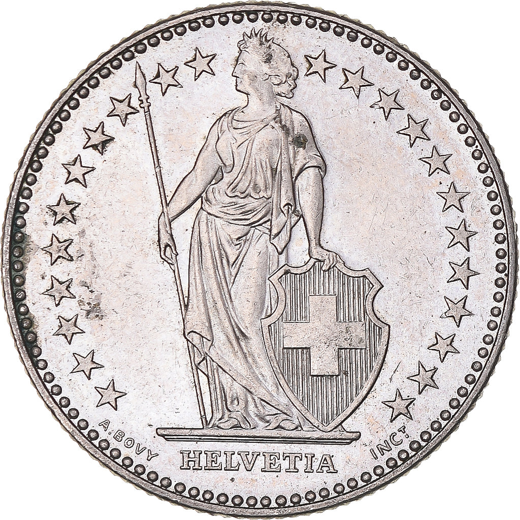 Moneta, Szwajcaria, 2 Francs, 1989