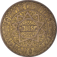 Moeda, Marrocos, 5 Francs, 1365