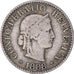 Moneda, Suiza, 5 Rappen, 1888