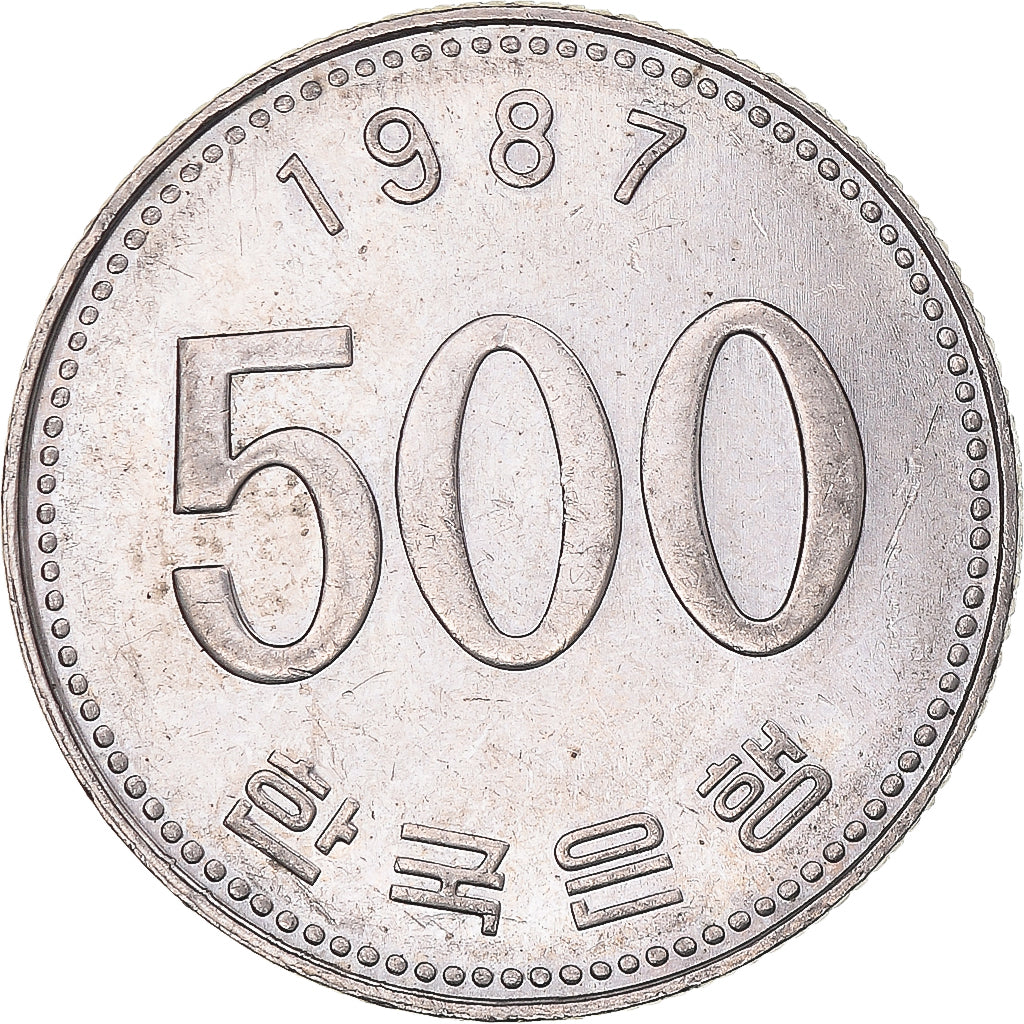 Münze, KOREA-SOUTH, 500 Won, 1987