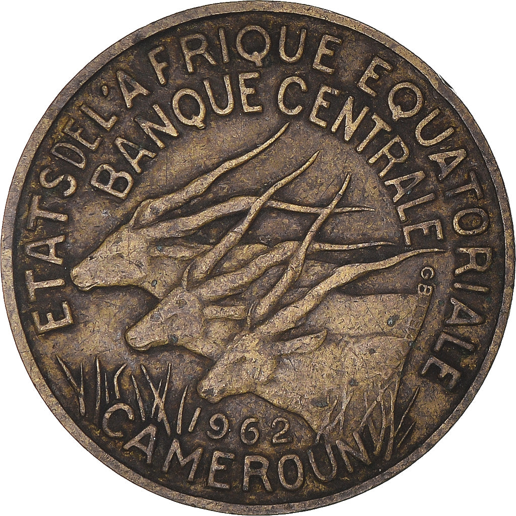 Monnaie, Afrique Équatoriale, 10 Francs, 1962