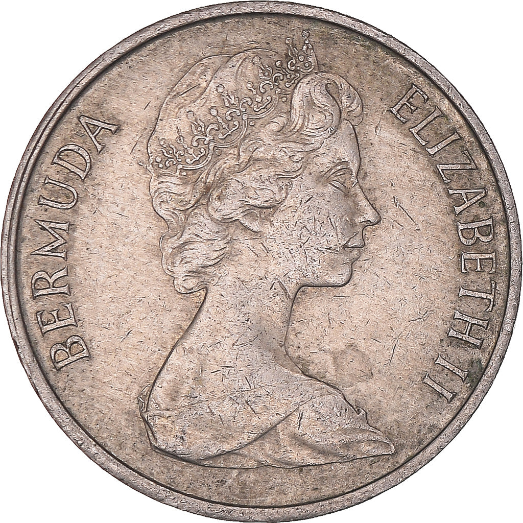 Monnaie, Bermudes, 5 Cents, 1970