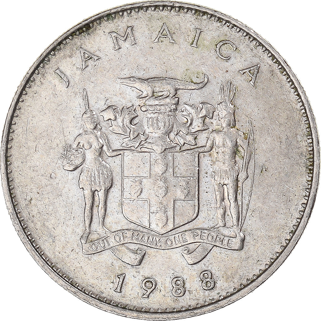 Münze, Jamaica, 10 Cents, 1988