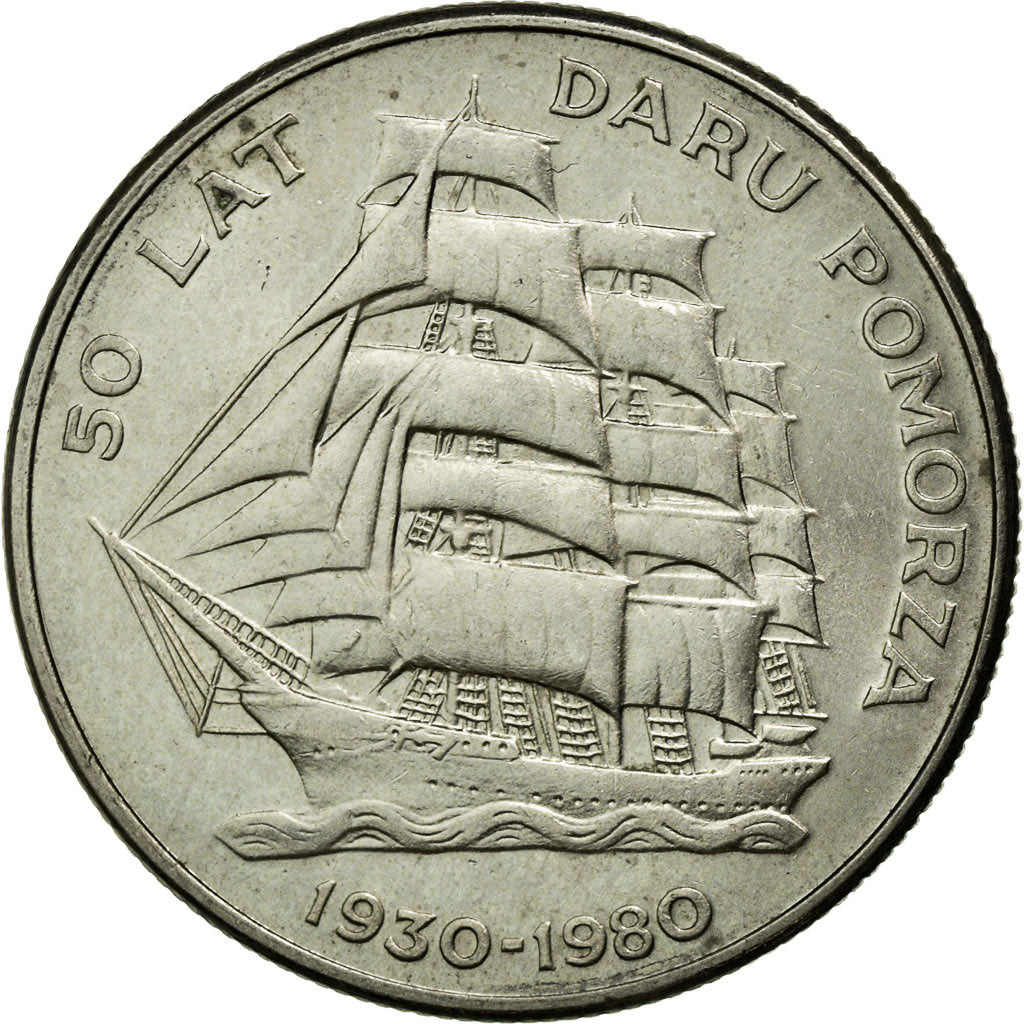 Moneta, Polonia, 20 Zlotych, 1980, Warsaw, SPL-, Rame-nichel, KM:112