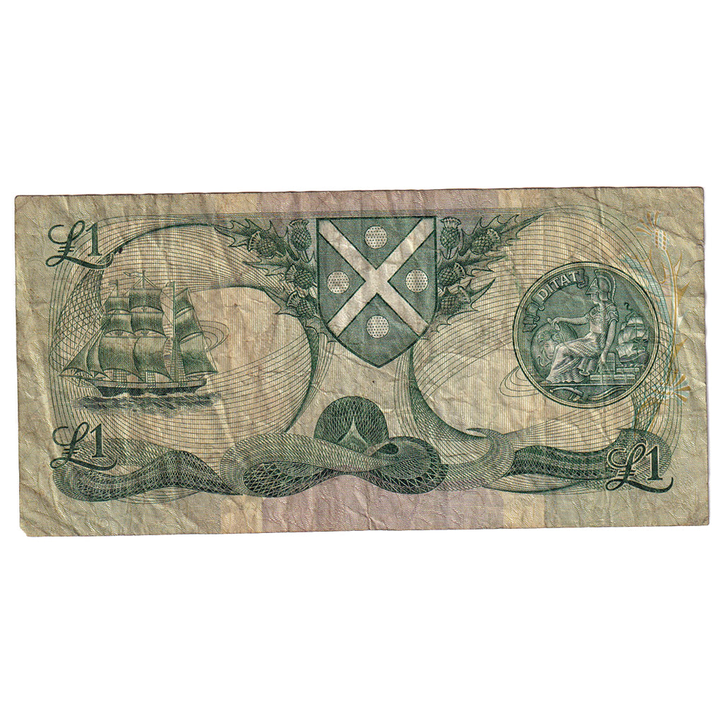 Banknote, Scotland, 1 Pound, 1986, 1986-11-18, KM:111f, VG(8-10)
