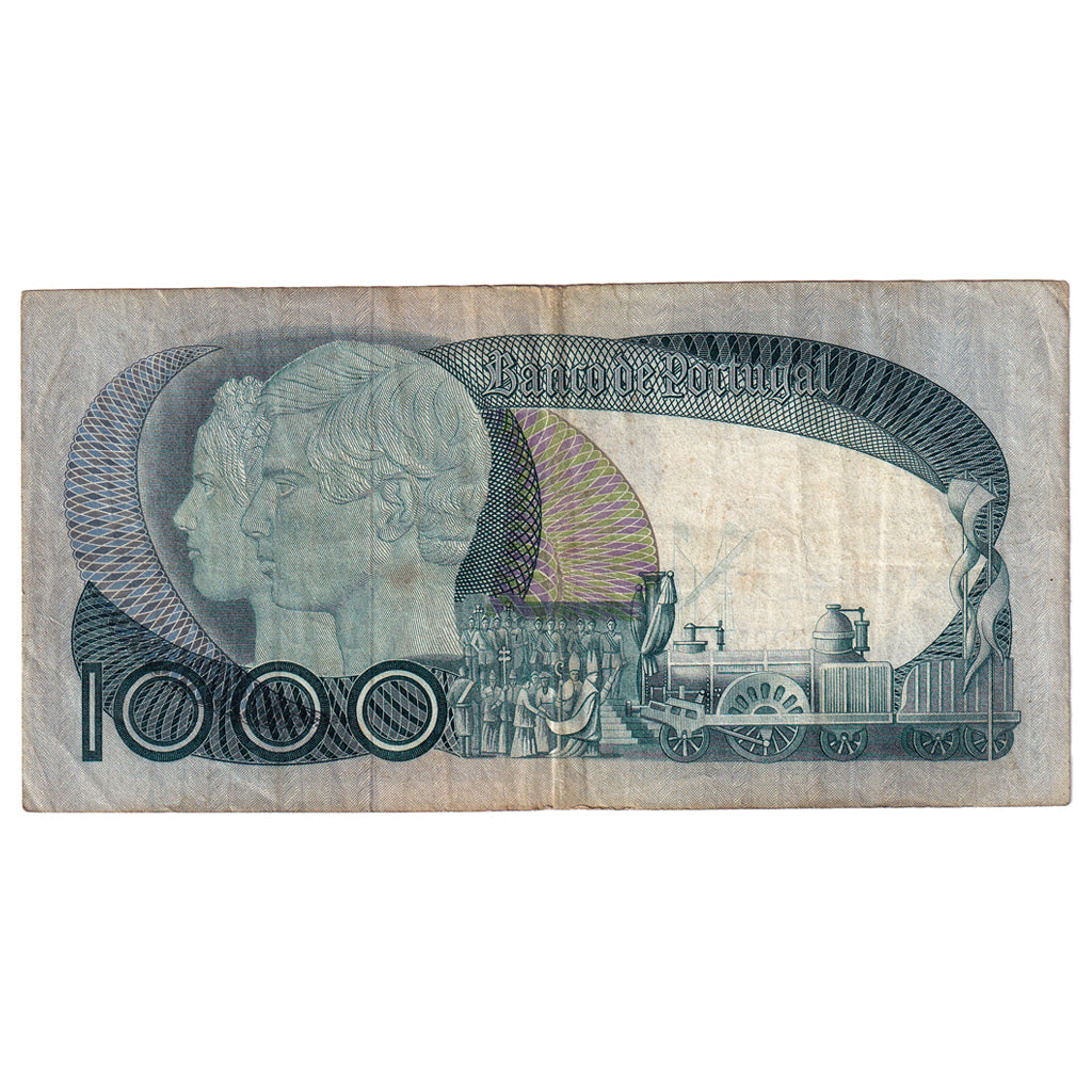 Banconote, Portogallo, 1000 Escudos, 1980, 1980-09-16, KM:175b, MB
