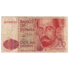Billet, Espagne, 2000 Pesetas, 1980, 1980-07-22, KM:159, B