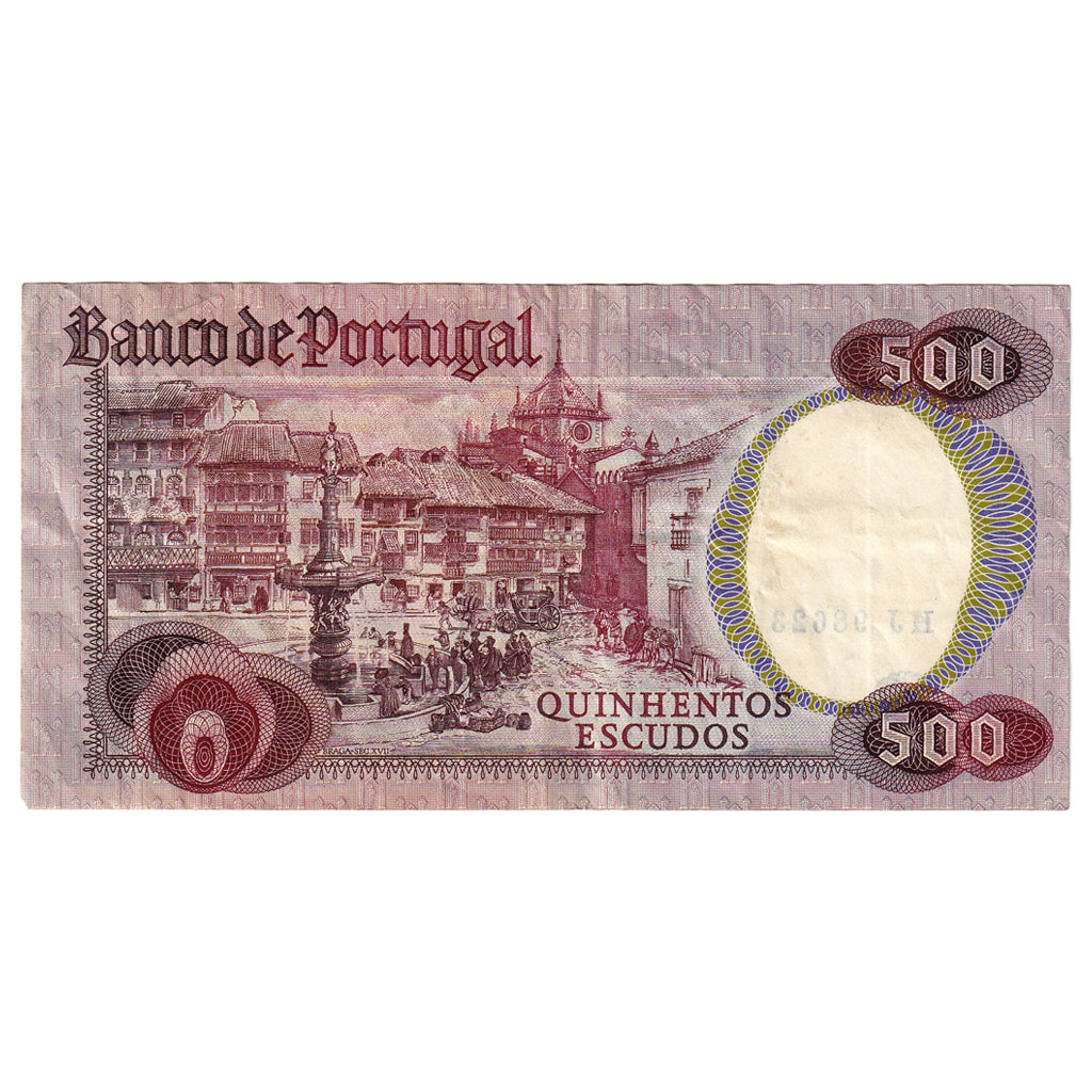 Nota, Portugal, 500 Escudos, 1979, 1979-10-04, KM:177a, EF(40-45)